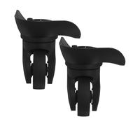 LALADEFIEE 2 Stück Abnehmbare Gepäckräder aus Pp Pet Verschleißfest und Schwenkbar Ersatz für Kofferrollen Passend für Trolleys und Reisetaschen bei Selbstgemacht Reparatur