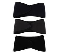 LALADEFIEE 3 Stück Pack Verstellbare Winter Fleece Ohrenschützer Stirnband Doppellagig Weich Wärmend für Damen Herren zum Skifahren Laufen Radfahren