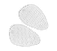 LALADEFIEE 4 Paar Gel Einlegesohlen Vorfußpolster Transparent Selbstklebend Halbeinlagen Für High Heels Flops Fußschutz Rutschhemmend Fußgesundheit