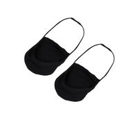 LALADEFIEE 4 Paare Damen Unsichtbare Low Cut Söckchen Halbfuß Socken mit Anti rutsch Komfort Elastisch Schwarz für Pumps High Heels Flats