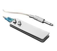 LALADEFIEE Fußpedal für Tätowiermaschine Edelstahl Rutschfest mit Kupferkabel 14m Kabel Tattoo Fußschalter für Professionelle Tätowierer