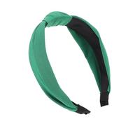 LALADEFIEE Grünes Stirnband Für Damen Mit Knotendetail Weicher Stoff Und Kunststoff Bequemer Sitz Für Täglichen Tragen Modisches Haaraccessoire Für Verschiedene Anlässe