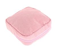 LALADEFIEE Kleine Kosmetiktasche aus Weichem Cordstoff für Damen Kompakte Make up Tasche Tragbare Schminktasche Praktische Mini Pouch für Reise und Alltag Langlebige und Angenehme