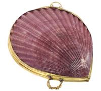 LALADEFIEE Muschel Aufbewahrungsbox Schmuckbox Aus Muscheln Schmuckschatulle Dekorative Aufbewahrungsbox Für Kleinigkeiten Organizer-etui Für Schmuck Und Ohrringe