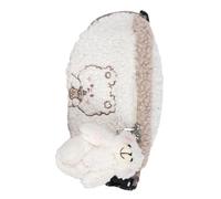 LALADEFIEE Plüschige Damen Gürteltasche mit Bären Anhänger Cartoon Stickerei Hüfttasche aus Weichem Material Mädchen Bauchtasche für Reisen Einkaufen Alltag