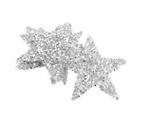 LALAFINA 6 Stück Strass Stern Aufnäher zum Aufbügeln 6cm Glitzernde Selbstgemacht Bügelbilder für Kleidung und Accessoires Selbstklebend Vielseitig für Jeans Leder Party Dekoration