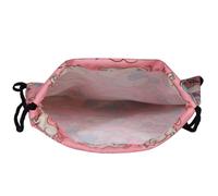 LALAFINA Modische Einhorn Tasche Turnbeutel mit Kordelzug aus Polyester Praktischer Sportrucksack für Mädchen für Schule und für Alltag