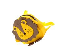 LALAFINA Rucksack mit 3D Löwenmuster Oxford Stoff Anti Verlust Funktion Verstellbar Kindergartenrucksack für Jungen und Mädchen
