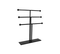 LaLe Living Schmuckständer Ela in Schwarz aus Eisen für Schmuckaufbewahrung von Ketten, Armbänder und Ohrringe/Maße: 25 x 5 cm