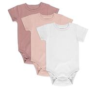 LaLoona Baby Body Kurzarm OEKO-TEX® 3er Pack - Rose - Gr. 74/80