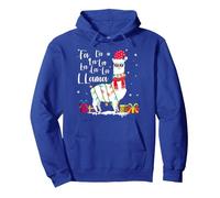 Lama Weihnachten Pullover FA La La Lama Lustige x-Mas Liebhaber Pullover Hoodie, Unisex für Erwachsene, Königsblau, XXL