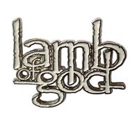 Lamb Of God Band Logo Pin Badge One Size