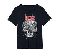 Lamb of God Death In Mind T-Shirt, Damen Große Größen, Schwarz, 1X