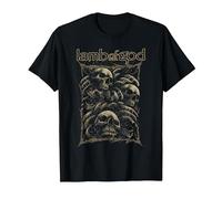 Lamb of God Skull Collage T-Shirt, Herren, Schwarz, M