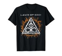Lamb of God Symbol and Sun T-Shirt, Herren, Schwarz, 3XL
