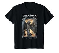 Lamb of God Winged Death T-Shirt, Kinder, Schwarz, 140