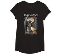 Lamb of God Winged Death T-Shirt, Mädchen, Schwarz, S