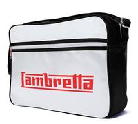 Lambretta Logo Flugtasche T20075-BLK/WHT Größe:Einheitsgröße
