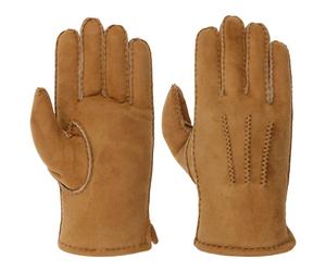 Lambskin Fingerhandschuhe by Pearlwood hellbraun 9 HS