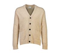 Strickjacke LINDBERGH "Cardigan Comfort Fit", Herren, Gr. M, lt sand mel, Obermaterial: 80% Wolle, 20% Nylon, unifarben, Strickjacken Strickjacke (32057330-M) lt sand mel