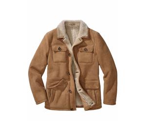 Lammfell-Fieldjacket Mey & Edlich Braun 52 Herren