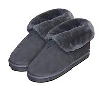 Lammfell Hausschuhe anthrazit Größe 43