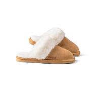 fellhof Damen-Pantoffel Komfort (Größe: 38 / Farbe: hellbraun)