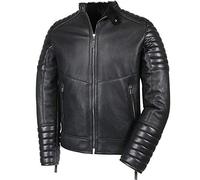 Lammfelljacke - Nick Herren Bikerjacke Lederjacke schwarz Größe XXL