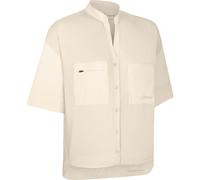 LaMunt - Women's Ulli Mountain Travel S/S Shirt - Bluse, Gr. XS 34, beige/weiß (Moonstone)
