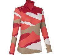 LaMunt Ivana Tech Arty L/S - Fleece-Sweatshirt - Damen Red/Brown I44 D38