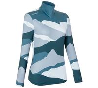 LaMunt - Women's Ivana Tech Arty L/S Tee - Funktionsshirt, Gr. XS 34, grau/blau (AnticBlue/SkyBlue)