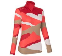 LaMunt - Women's Ivana Tech Arty L/S Tee - Funktionsshirt, Gr. XS 34, rot (SunsetRed/DesertTaupe)