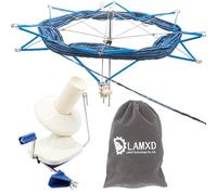 LAMXD Wollwickler Yarn Garnwinder Kreuzwickler Knäuelwickler Wolle String Kugel Skein Winder Knitting Wool Hand Operated Handbetriebene Strang Maschine Aufziehen und Zubehör Swift Knäuel Winder