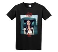 Lana Del Rey Lust for Life T-Shirt Men Casual Tees Black XL