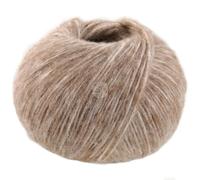 LANA GROSSA Airy | Flauschige Netzgarnstruktur aus 40% Baumwolle gefüllt mit 18% Merino- und 42% Baby Alpaka Fasern | Handstrickgarn | 50g Wolle zum Stricken & Häkeln | 170m GarnFB 8