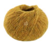 LANA GROSSA Airy | Flauschige Netzgarnstruktur aus 40% Baumwolle gefüllt mit 18% Merino- und 42% Baby Alpaka Fasern | Handstrickgarn | 50g Wolle zum Stricken & Häkeln | 170m GarnFB 6