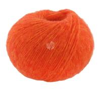 LANA GROSSA Airy | Flauschige Netzgarnstruktur aus 40% Baumwolle gefüllt mit 18% Merino- und 42% Baby Alpaka Fasern | Handstrickgarn | 50g Wolle zum Stricken & Häkeln | 170m Garn