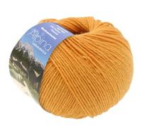 LANA GROSSA Alpina | Landhauswolle und Trachtengarn, waschmaschinenfest | Handstrickgarn aus 80% Schurwolle & 20% Polyamid | 100g Wolle zum Stricken & Häkeln | 210m Garn 60