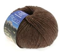LANA GROSSA Alpina | Landhauswolle und Trachtengarn, waschmaschinenfest | Handstrickgarn aus 80% Schurwolle & 20% Polyamid | 100g Wolle zum Stricken & Häkeln | 210m Garn