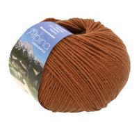 LANA GROSSA Alpina | Landhauswolle und Trachtengarn, waschmaschinenfest | Handstrickgarn aus 80% Schurwolle & 20% Polyamid | 100g Wolle zum Stricken & Häkeln | 210m Garn 74