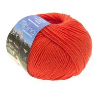 LANA GROSSA Alpina | Landhauswolle und Trachtengarn, waschmaschinenfest | Handstrickgarn aus 80% Schurwolle & 20% Polyamid | 100g Wolle zum Stricken & Häkeln | 210m Garn 75