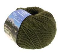 LANA GROSSA Alpina | Landhauswolle und Trachtengarn, waschmaschinenfest | Handstrickgarn aus 80% Schurwolle & 20% Polyamid | 100g Wolle zum Stricken & Häkeln | 210m Garn