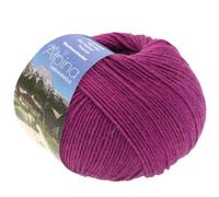 LANA GROSSA Alpina | Landhauswolle und Trachtengarn, waschmaschinenfest | Handstrickgarn aus 80% Schurwolle & 20% Polyamid | 100g Wolle zum Stricken & Häkeln | 210m Garn 61