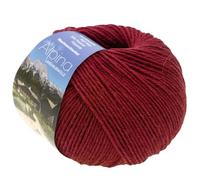 LANA GROSSA Alpina | Landhauswolle und Trachtengarn, waschmaschinenfest | Handstrickgarn aus 80% Schurwolle & 20% Polyamid | 100g Wolle zum Stricken & Häkeln | 210m Garn FB 77