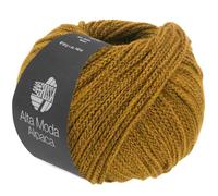 Lana Grossa ALTA MODA ALPACA 50 g edles Garn aus hauchfeinem Baby-Alpaca 140 m, Farbe:096 - Senfgelb