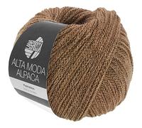 LANA GROSSA Alta Moda Alpaca | Kettengarn aus Alpaka (Baby) | Handstrickgarn aus 90% Alpaka (Baby), 5% Schurwolle (Merino) & 5% Polyamid | 50g Wolle zum Stricken & Häkeln | 140m Garn 92