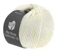 LANA GROSSA Alta Moda Cashmere 16 | Feinste 16 Mikron Merinowolle mit Kaschmiranteil | Handstrickgarn aus 78% Schurwolle (Merino) 12% Kaschmir & 10% Polyamid (Nylon) | 50g zum Stricken | 110m Garn 16