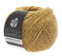 LANA GROSSA Alta Moda Cashmere 16 | Feinste 16 Mikron Merinowolle mit Kaschmiranteil | Handstrickgarn aus 78% Schurwolle (Merino) 12% Kaschmir & 10% Polyamid (Nylon) | 50g zum Stricken | 110m Garn 50
