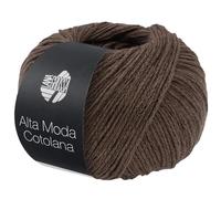 LANA GROSSA Alta Moda Cotolana | Edles Kettengarn aus 45% Schurwolle (Merino superwash), 45% Pima Baumwolle & 10% Polyamid| 50g Wolle zum Stricken & Häkeln | 150m Garn FB 70