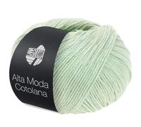 LANA GROSSA Alta Moda Cotolana | Edles Kettengarn aus 45% Schurwolle (Merino superwash), 45% Pima Baumwolle & 10% Polyamid| 50g Wolle zum Stricken & Häkeln | 150m Garn FB 72